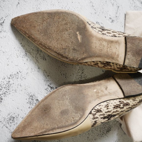 Jimmy Choo Flats with Strap Sneakskin - Picture 3 of 6